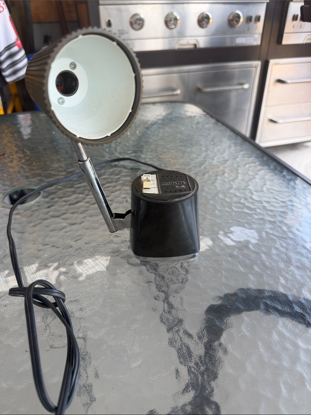Mobilite Mobilette M77 B Telescoping Table/Desk Lamp, 2-Way Bulb, Adjustable Plu